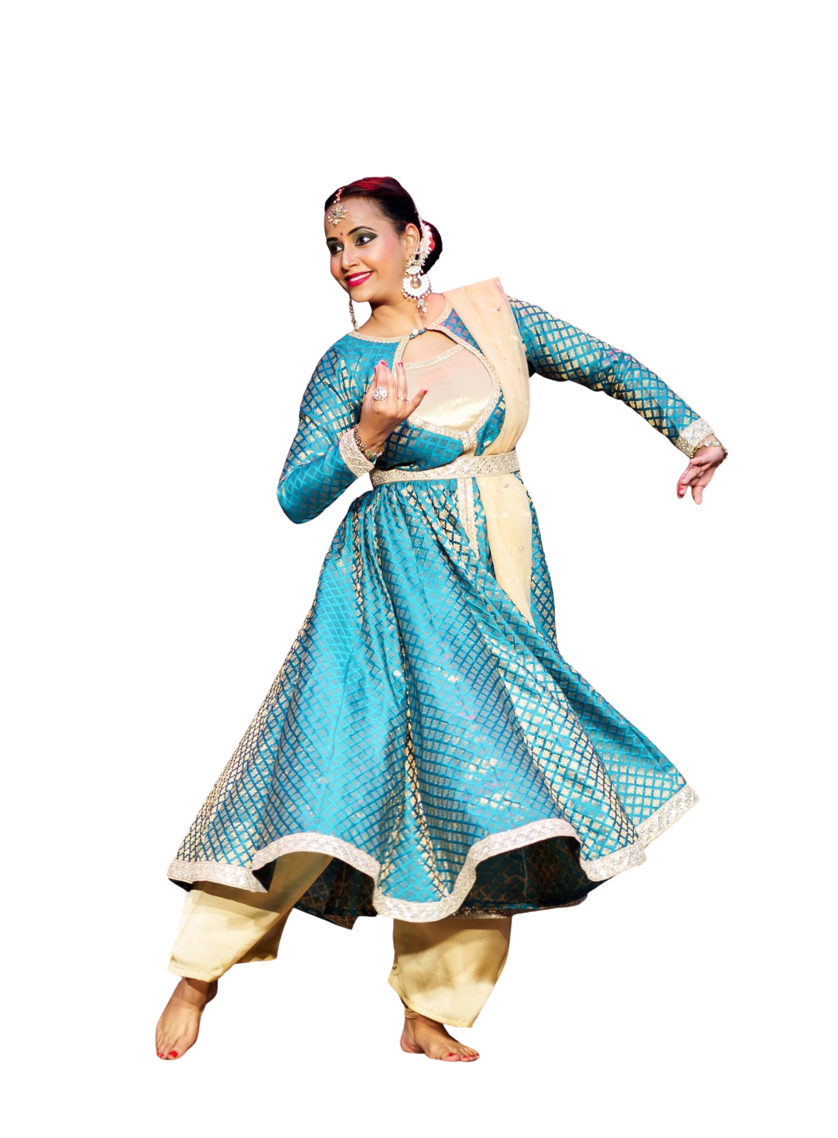 Sakshi Tiwari- Kathak Guru at Nrityagaman Dance academy performing kathak